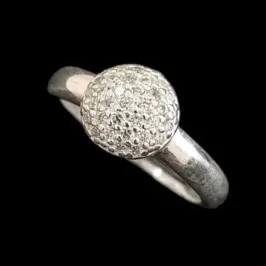 ANEL BOLA CENTRO CRAVEJADO