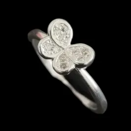 ANEL BORBOLETA MICROZIRCONIA