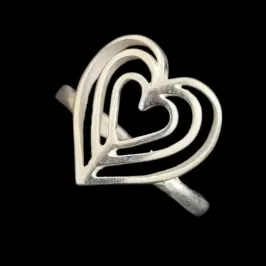 ANEL CORAÇÃO 3 FIOS