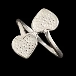 ANEL CORAÇÃO DUPLO