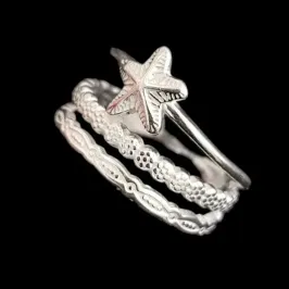 ANEL ESTRELA DO MAR 3 AROS