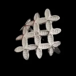 ANEL FOLHAS MICROZIRCONIA AO CENTRO