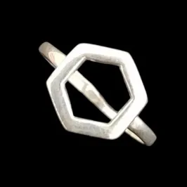 ANEL FORMAS GEOMÉTRICAS HEXÁGONO