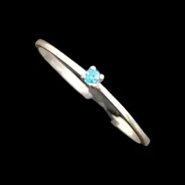 ANEL SOLITÁRIO 4 GARRAS 2,0 MM BAIXA