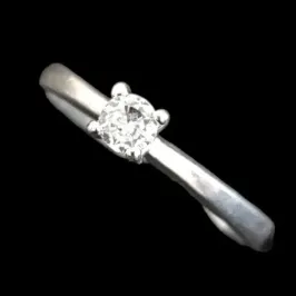 ANEL SOLITÁRIO 4 GARRAS 3,0 MM