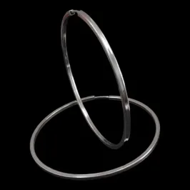 ARGOLA LISA FIO QUADRADO N° 4