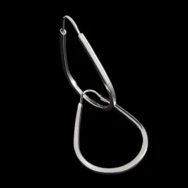 ARGOLA LISA GOTA FIO QUADRADO N° 2