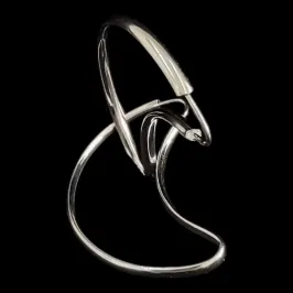 ARGOLA LUA MEIA CANA 3,5 CM 2,0 MM