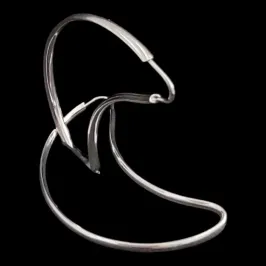 ARGOLA MEIA LUA FIO REDONDO 4,3 CM 2,0 MM