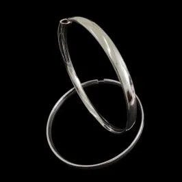 ARGOLA MEIA CANA 5 CM 4,2 MM