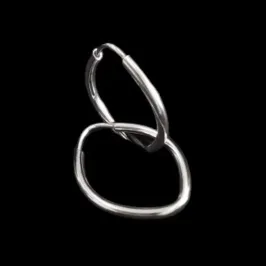 ARGOLA OVAL  CHINES FIO REDONDO 1,5MM N° 1