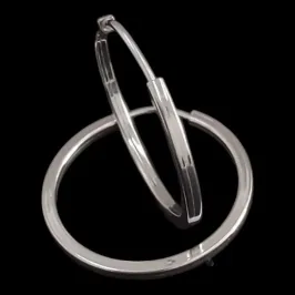 ARGOLA REDONDA FIO QUADRADO 2 CM 1,5 MM Nº1