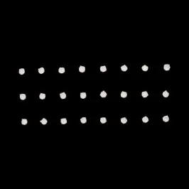 BRINCO STRASS N° 3 BRANCO (CARTELA 12 PARES)