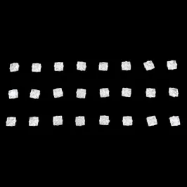 BRINCO ZIRCONIA QUADRADO 4X4 4MM (CARTELA 12 PARES)