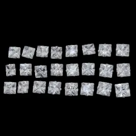 BRINCO ZIRCONIA QUADRADO 8X8 8MM (CARTELA 12 PARES)