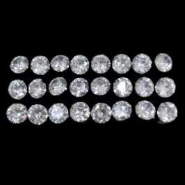 BRINCO ZIRCONIA  REDONDO N° 10 - 10MM (CARTELA 12 PARES)