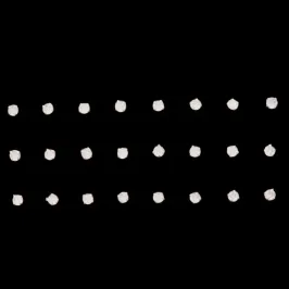 BRINCO ZIRCONIA REDONDO N° 3  - 3MM (CARTELA 12 PARES)