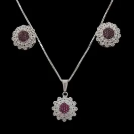 CONJUNTO FLOR MICROZIRCONIA