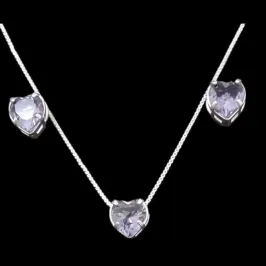 CONJUNTO GALERIA CORAÇÃO 8X8 TRADICIONAL AZUL CANETA