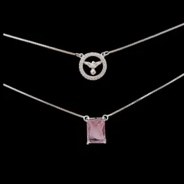 ESCAPULÁRIO DIVINOZIRCONIA ROSA