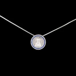 ESCAPULARIO NOSSA SRA. CRAVEJADA AZUL