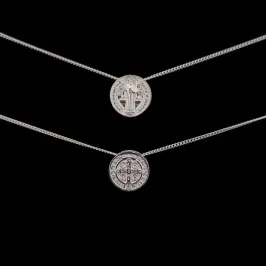 ESCAPULARIO SÃO BENTO 3D MEDALHA MEDIA