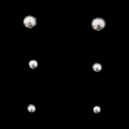 TRIO BOLA PRATA 3/4/5 TRADICIONAL