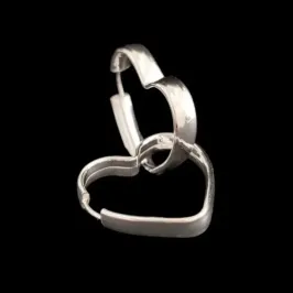 ARGOLA LISA CORAÇÃO ABAULADO 4,2 MM N° 3