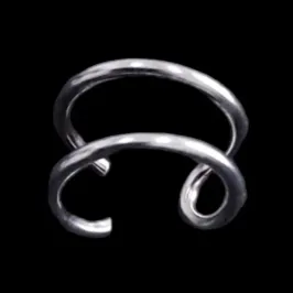 PIERCING ARO DUPLO PRESSAO ORELHA