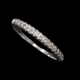 ANEL APARADOR  COM 18 PEDRAS ZIRCONIA 1,5 MM