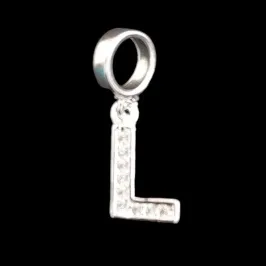 BERLOQUE LETRA L COM MICROZIRCONIA