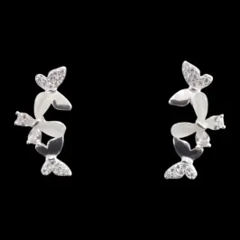 BRINCO 3 BORBOLETAS CRAVEJADAS