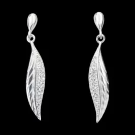 BRINCO FOLHA CRAVEJADA