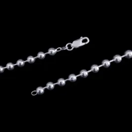 CORRENTE BOLA - 40 CM - 20,5 GR  - 5 MM  (*Consulte Nossos Preços Pelo WhatsApp)