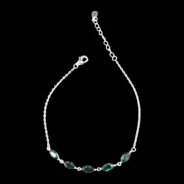 PULSEIRA CRAVEJADA 5 NAVETE MICROZIRCONIA