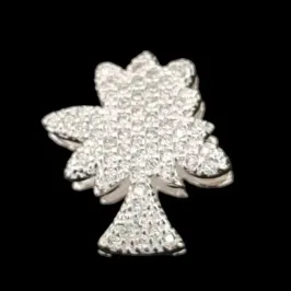 PINGENTE ARVORE DA VIDA INTEIRA CRAVEJADA MÉDIA