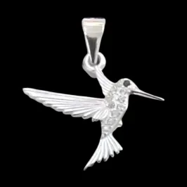 PINGENTE BEIJA FLOR CRAVEJADO