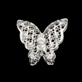 PINGENTE BORBOLETA ABERTA CRAVEJADA