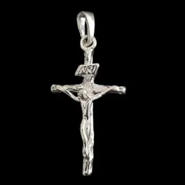 PINGENTE CRUCIFIXO COM INSCRIÇÃO