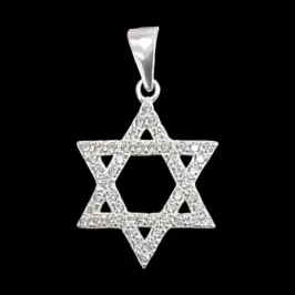 PINGENTE ESTRELA DAVI CRAVEJADA