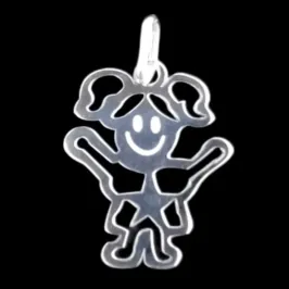 PINGENTE LASER MENINO VAZADO TAM. MÉDIO