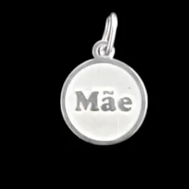 PINGENTE LASER REDONDO MAE