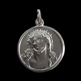 PINGENTE MEDALHA FACE DE CRISTO CIRCULO