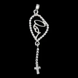 PINGENTE NOSSA SRA. DO SILÊNCIO TERÇO