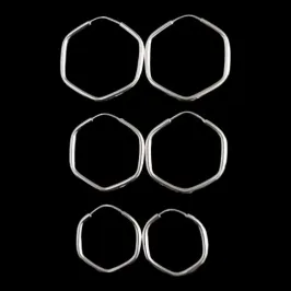 ARGOLA LISA SEXTAVADO FIO REDONDO 1,5MM N° 1