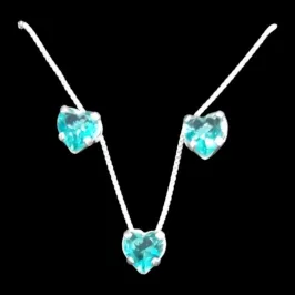 CONJUNTO GALERIA CORAÇÃO 6X6 TRADICIONAL VERDE AGUA