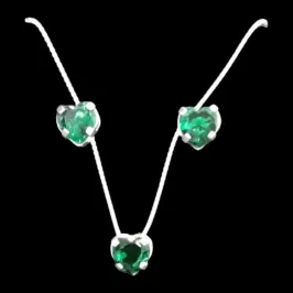 CONJUNTO GALERIA CORAÇÃO 6X6 TRADICIONAL VERDE CLARO