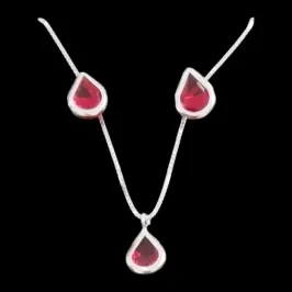 CONJUNTO GOTA 6X6  CRAVAÇÃO INGLESA TRADICIONAL VERMELHO