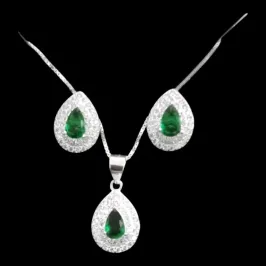 CONJUNTO GOTA CRAVEJADO MOLDURA DUPLA PEDRA 4X6 (CORES)