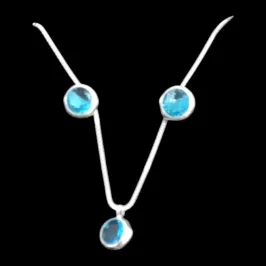 CONJUNTO REDONDO 6X6  CRAVAÇÃO INGLESA TRADICIONAL AZUL CLARO